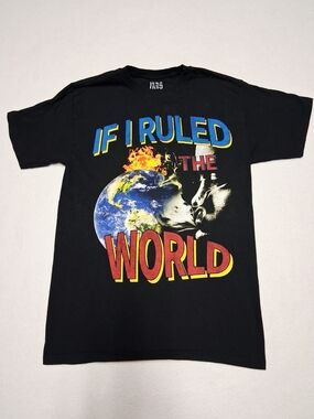 4/20$ Nas 'If I Ruled The World' Graphic Tee - Black